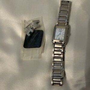 Citizen EcoDrive Silver Stainless Steel Watch with Extra Links